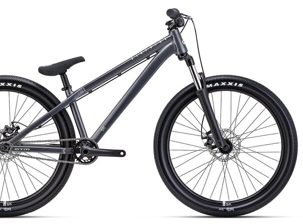 Bicykel CTM Dirtking Matná Kovová Čierna / Svetlozelená 2025