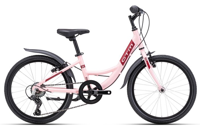 Bicykel CTM Ellie Matná Svetloružová Perleť / Burgundy 2025