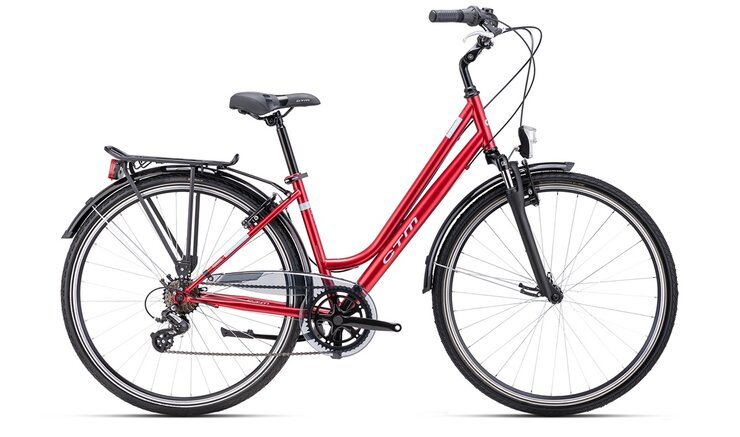 Bicykel CTM Florence Matná Bordová 2026