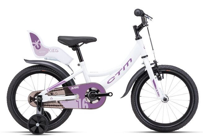 Bicykel CTM Jenny Biela Perleť / Fialová 2025 Bicykel CTM Jenny Biela Perleť / Fialová 2025