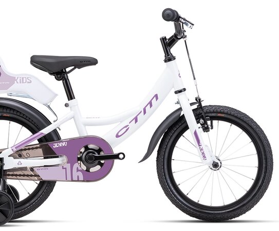 Bicykel CTM Jenny Biela Perleť / Fialová 2025 Bicykel CTM Jenny Biela Perleť / Fialová 2025