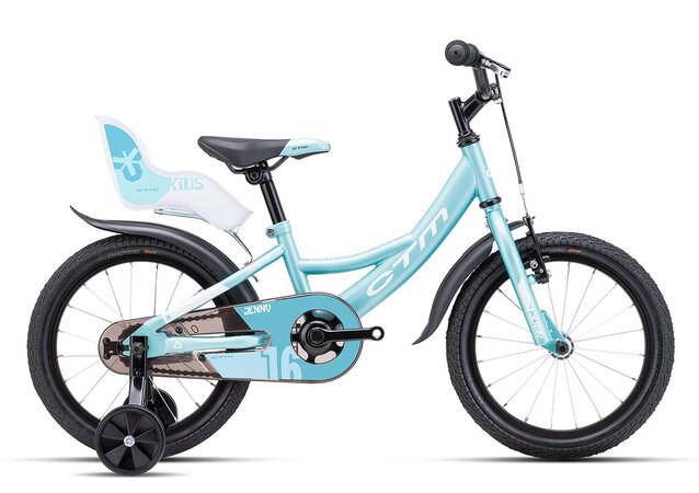 Bicykel CTM Jenny Tyrkysová / Biela 2024