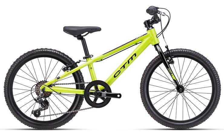 Bicykel CTM Jerry 1.0 Matná Limetková / Čierna 2025