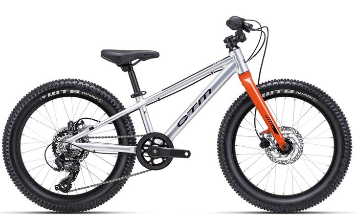 Bicykel CTM Jerry 3.0 Matná Strieborná / Oranžová 2025