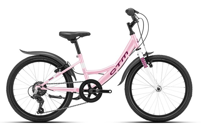 Bicykel CTM Maggie Matná Svetloružová 2026