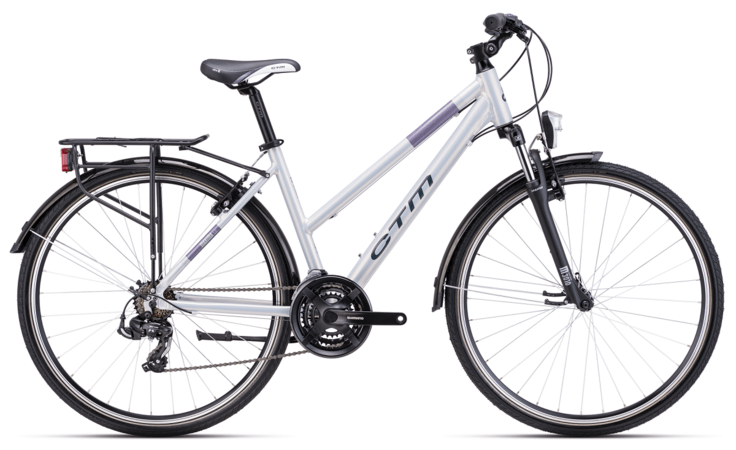 Bicykel CTM Maxima 1.0 Trek Oceľová / Svetlá Fialová 2024