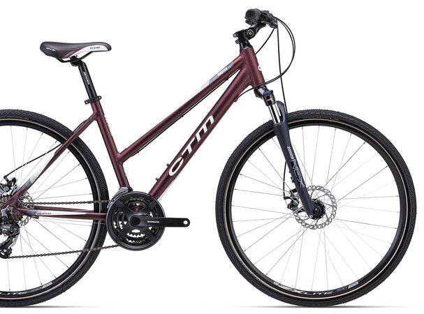 Bicykel CTM Maxima 2.0 Matná Červená Perleť / Sivá 2023 Bicykel CTM Maxima 2.0 Matná Červená Perleť / Sivá 2023