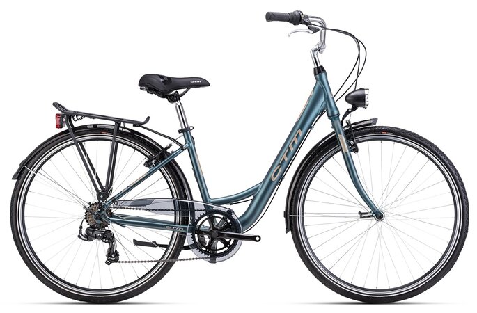 Bicykel CTM Nancy Matná Sivozelená / Svetlozlatá 2025