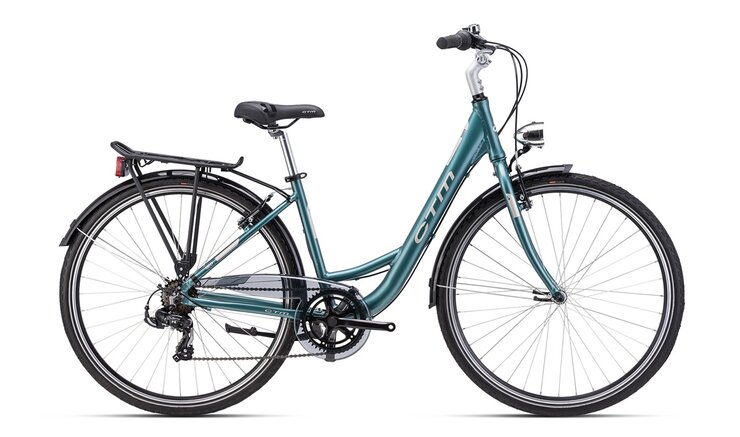 Bicykel CTM Nancy 28 Matná Sivozelená 2026