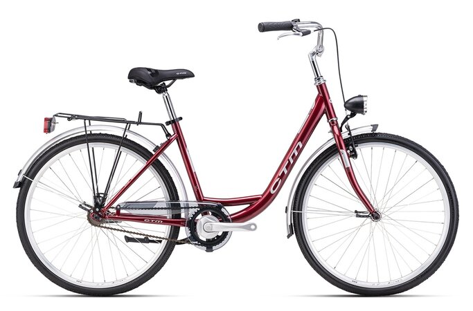 Bicykel CTM Olivia 1.0 Bordová Perleť 2026