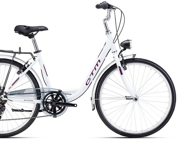 Bicykel CTM Olivia 2.0 Fialovobiela Perleť / Tmavá Fialová 2025