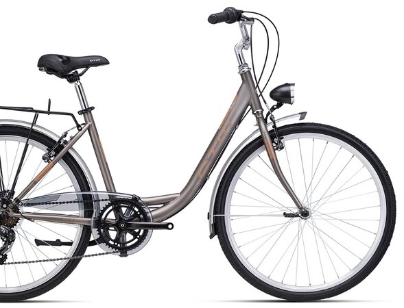 Bicykel CTM Olivia 2.0 Matná Šedohnedá / Hnedá 2025