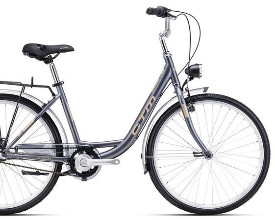 Bicykel CTM Olivia 3.0 Matná Tmavosivá / Zlatá 2025
