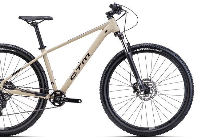 Bicykel CTM Rambler 1.0 Matná Pieskovcová / Lesklá Čierna 2024