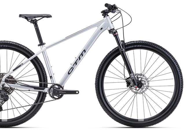 Bicykel CTM Rambler 3.0 Strieborná / Matná Čierna 2024