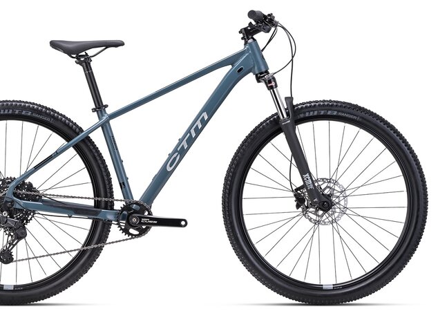 Bicykel CTM Rambler 3.0 Matná Sivomodrá / Lesklá Čierna 2025