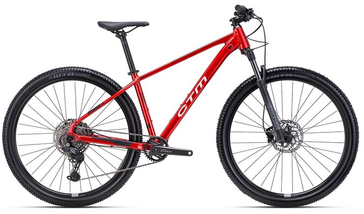 Bicykel CTM Rambler 4.0 Metalická Červená / Čierna 2025