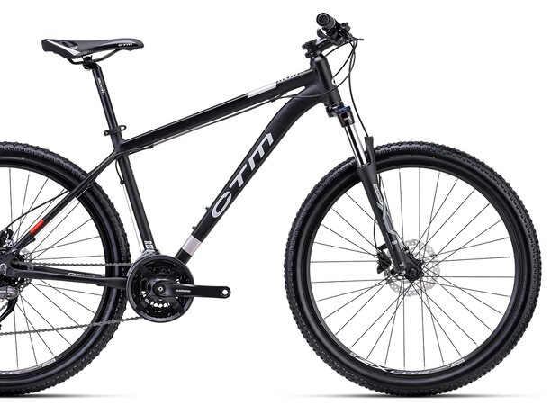 Bicykel CTM Rein 3.0 Matná Čierna / Strieborná 2023