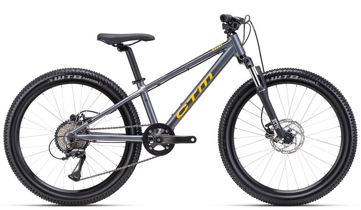 Bicykel CTM Rocky 4.0 Matná Sivá / Zlatožltá 2025