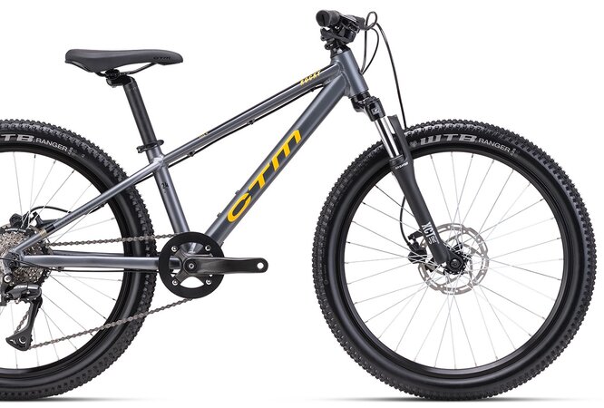 Bicykel CTM Rocky 4.0 Matná Sivá / Zlatožltá 2025