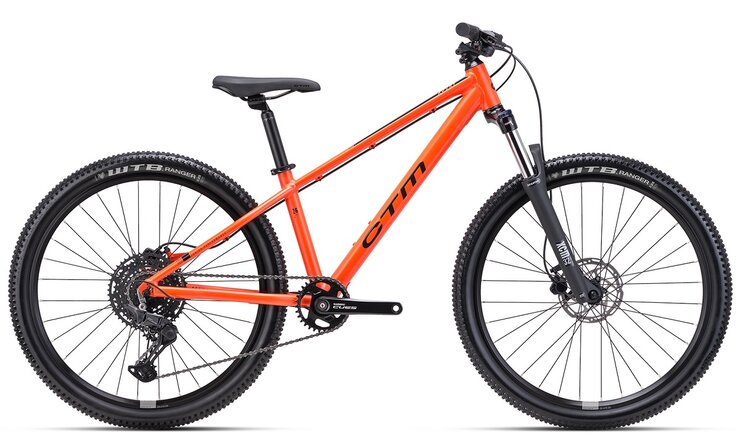 Bicykel CTM Rocky Race Matná Oranžová / Lesklá Čierna 2025