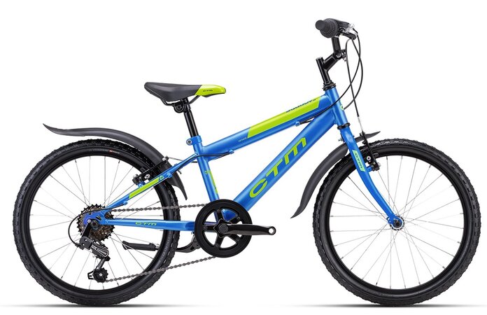 Bicykel CTM Scooby 1.0 Matná Modrá Perleť / Zelená 2024
