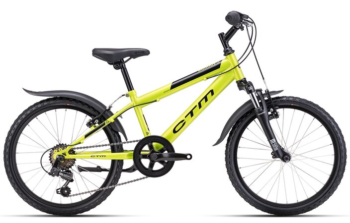 Bicykel CTM Scooby 2.0 Matná Limetková / Čierna 2025