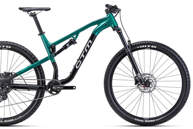 Bicykel CTM Skaut 1.0 Matná Čierna /Lesklá Tmavozelená 2024