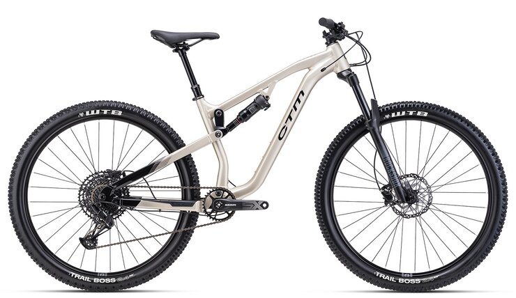 Bicykel CTM Skaut 2.0 Lesklá Čierna / Matná Zlatosivá 2025