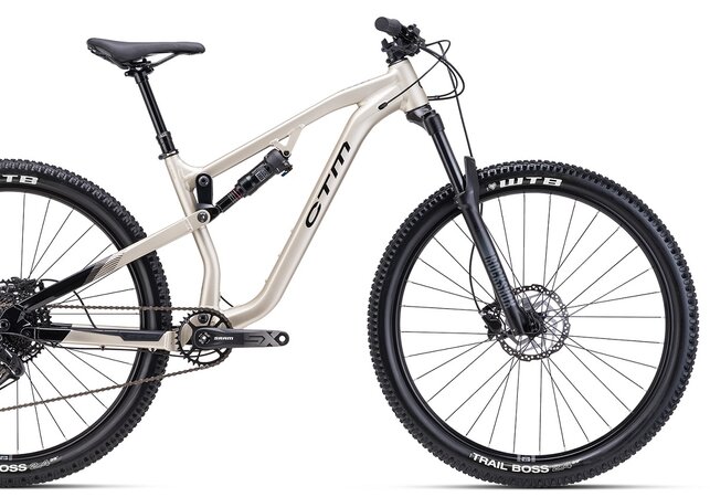 Bicykel CTM Skaut 2.0 Lesklá Čierna / Matná Zlatosivá 2025