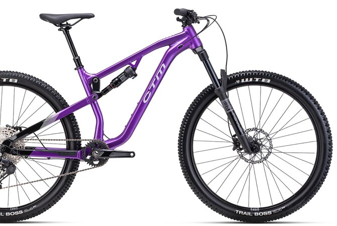 Bicykel CTM Skaut 3.0 Lesklá Čierna / Lesklá Fialová 2025