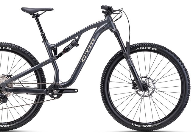 Bicykel CTM Skaut 3.0 Matná Metalická Čierna / Zlatosivá 2025