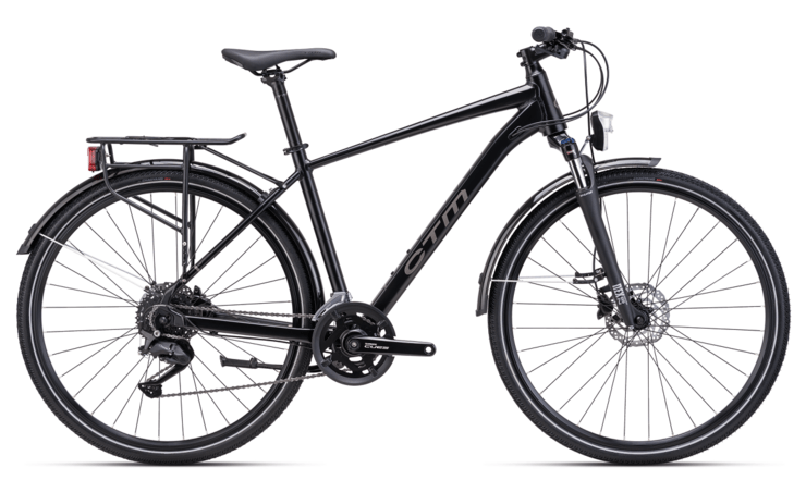 Bicykel CTM Stark 1.0 Trek Matná Čierna / Sivohnedá 2025