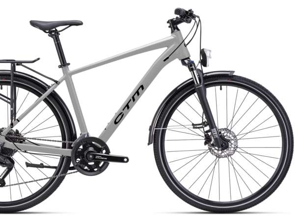 Bicykel CTM Stark 1.0 Trek Matná Hnedosivá / Čierna 2025