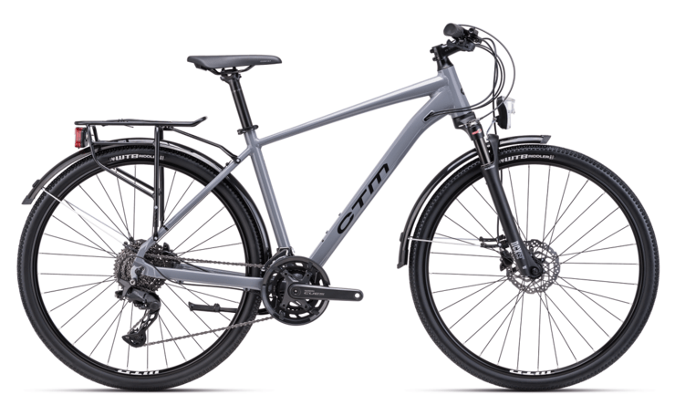 Bicykel CTM Stark 2.0 Trek Tmavá Sivá / Čierna 2025