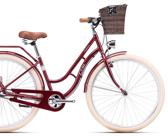 Bicykel CTM Summer 28 Bordová Perleť / Strieborná 2025