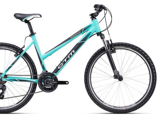 Bicykel CTM Suzzy 1.0 Matná Tyrkysová / Sivá 2024