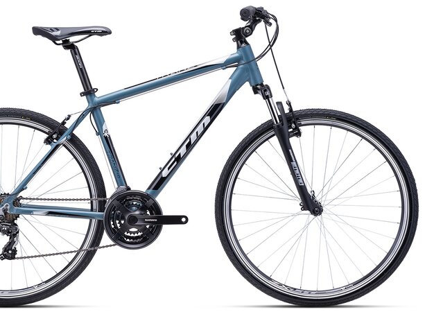 Bicykel CTM Tranz 1.0 Matná Titánova Sivá / Čierna 2022