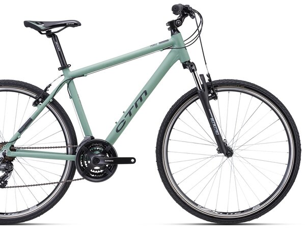 Bicykel CTM Tranz 1.0 Sivozelená 2023