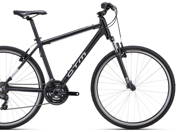 Bicykel CTM Tranz 1.0 Matná Čierna / Strieborná 2024