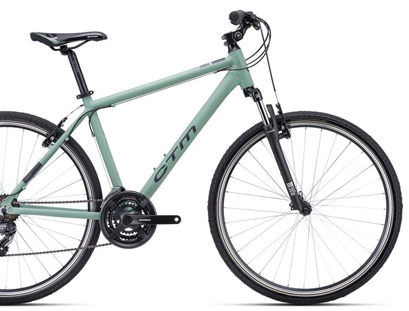 Bicykel CTM Tranz 1.0 Matná Sivozelená 2024