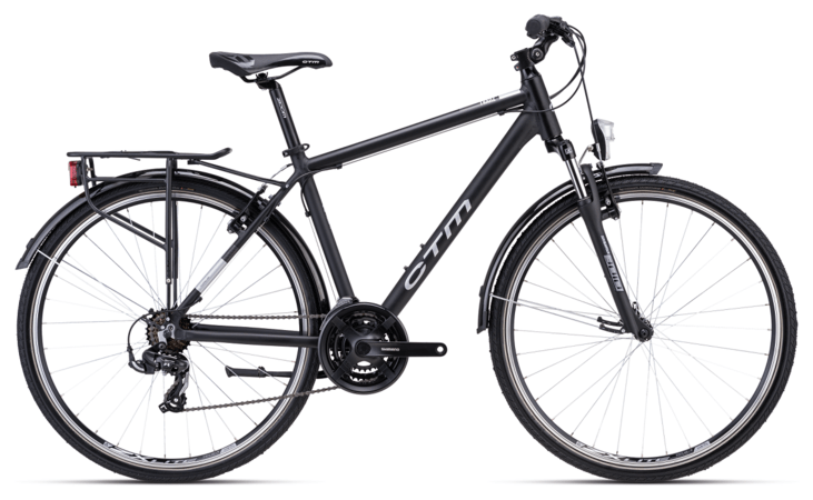 Bicykel CTM Tranz 1.0 Trek Matná Čierna 2023