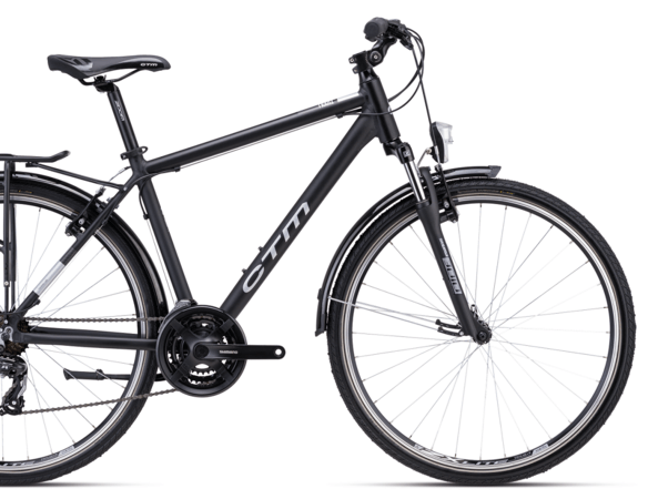 Bicykel CTM Tranz 1.0 Trek Matná Čierna 2023