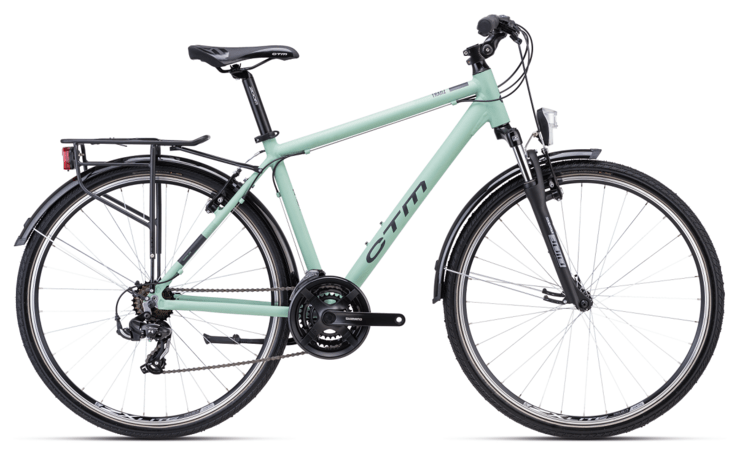 Bicykel CTM Tranz 1.0 Trek Sivozelená 2023