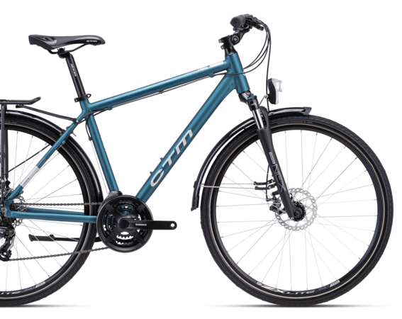 Bicykel CTM Tranz 2.0 Trek Matná Modrosivá 2023