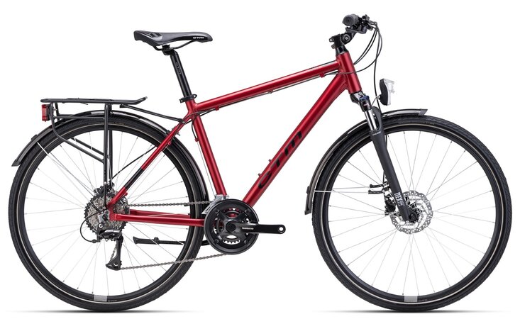 Bicykel CTM Tranz 3.0 Trek Matná Červená 2024