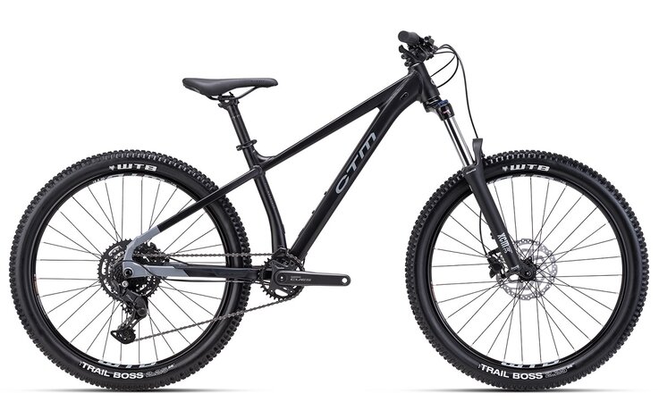 Bicykel CTM Zephyr Comp 26 Lesklá Tmavosivá / Matná Čierna 2025