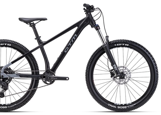 Bicykel CTM Zephyr Comp 26 Lesklá Tmavosivá / Matná Čierna 2025