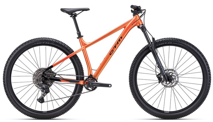 Bicykel CTM Zephyr Xpert Čierna / Matná Oranžová 2025