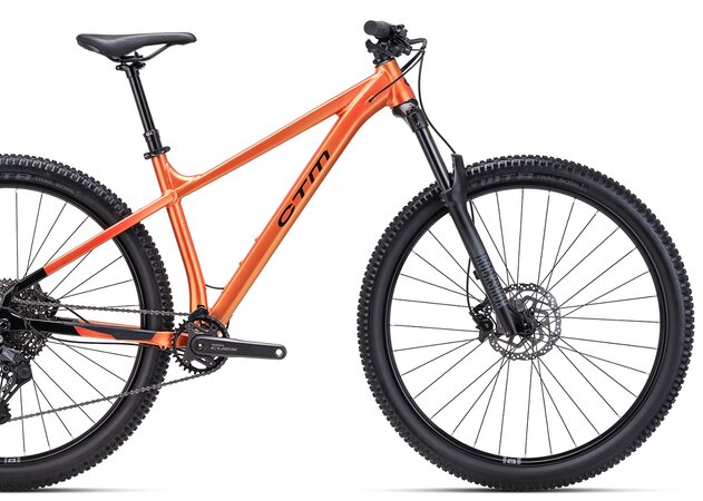 Bicykel CTM Zephyr Xpert Čierna / Matná Oranžová 2025